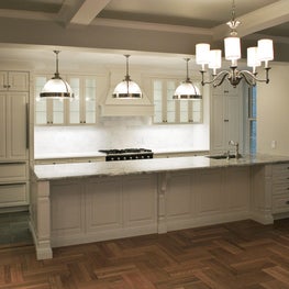 Beautiful Prewar Kitchen Transformation with Custom Island & Cabinets