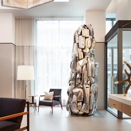 Modern Lobby at Montaje Apartments 