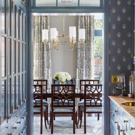 Butlers Pantry view into the Dining room.