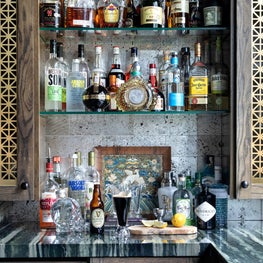 Portfolio: Irish themed home bar