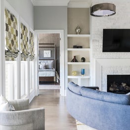 Great Room looking into the adjacent Master Bedroom 