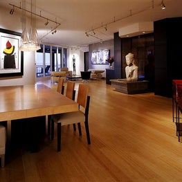 A Thai deity becomes the focal point in this loft condo in Naples, FL. 