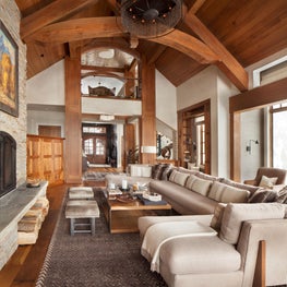 American Spirit Residence - Yellowstone Club, MT - Great room/living room