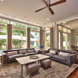 Hyde park home family room design