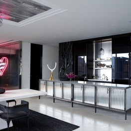 Modern Bar and Tabletop Strorage