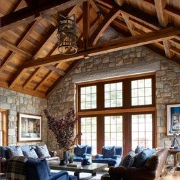 Modern/Rustic Barn Great Room