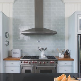 Kitchen Range at Luxe Barn, Falmouth
