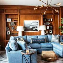 Casual Family Room With Sectional