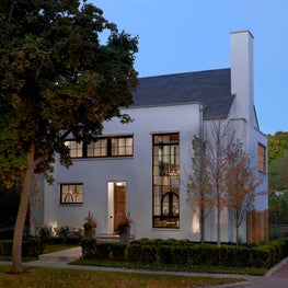 Evening Exterior Street View