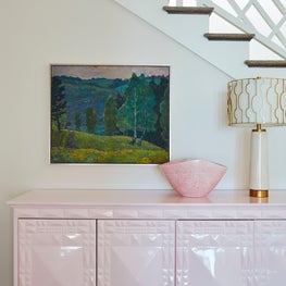 Pretty in pink entry way