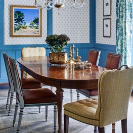 Dallas Blue Dining Room 