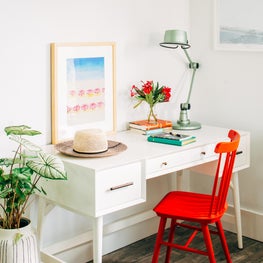 Bedroom Desk at Beach House in Anna Maria, Florida
