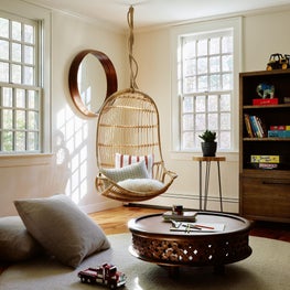 Horse Lover's Dual-Use Living Room