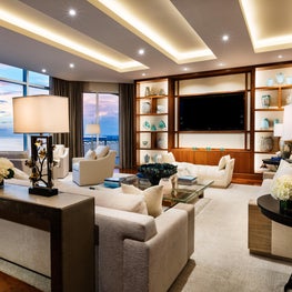 Marco Island Penthouse Great Room Twilight View