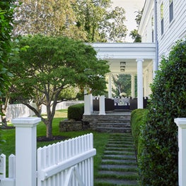 Entrance to a Porch in Southport, Connecticut