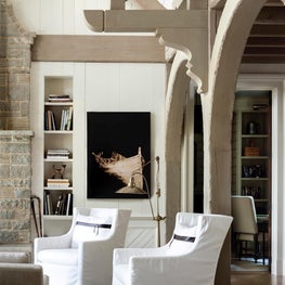 Living Room Architecture by Spitzmiller & Norris Interiors by Teri Duffy 