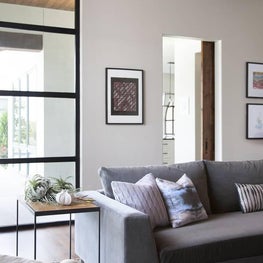 Transitional Family Friendly Media Room - Spanish Oaks Residence, Austin, TX