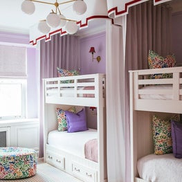 Girl's Double Bunk Bedroom