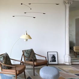Living room with Mid-Century Danish Chairs