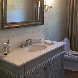 Residential Bathroom, Wallpaper, California