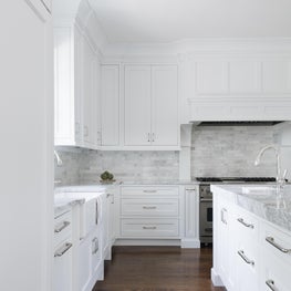 White Kitchen Winnetka New Build