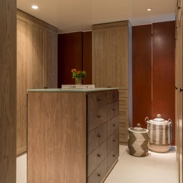 Portfolio: Houston High-rise den area remodeled into a gorgeous custom closet