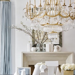 Southeastern Showhouse dining room chandelier