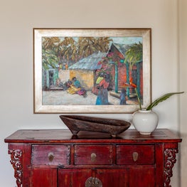 Rustic design for entryway