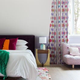 Portfolio: Colorful Girls Room with Anthropologie Rug