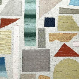 Terrazzo flatweave rug