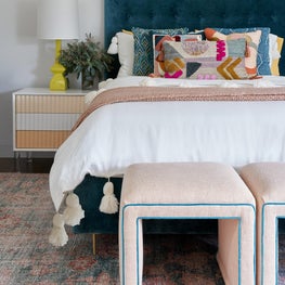 Layers of texture, color, and pattern create a cozy and inspiring retreat for the youngest member of the family.
