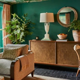 Portfolio: Living Room with Styled Console