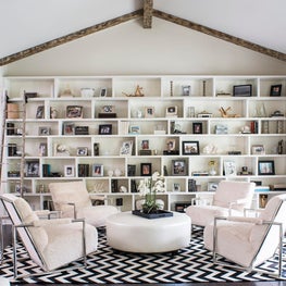 Calabasas Library with Custom Bookshelves