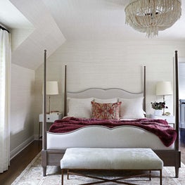 Elegant White Master Bedroom