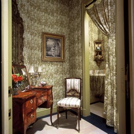 Luxurious vanity room adjacent to the master bath.