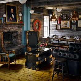 Fireside Lounge at Strangers & Saintes Provincetown