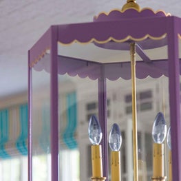 Dining Room Statement Lighting Detail