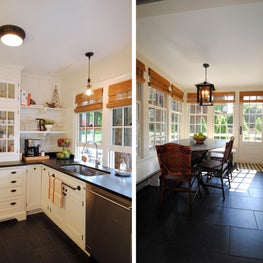 Historic Colonial Revival Home: Kitchen and Dining Porch