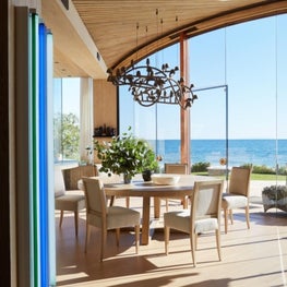  John Lautner Malibu Beach House - Dining Room 