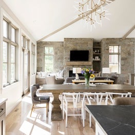 Open Plan Living Room & Dining Room