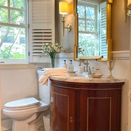 Neoclassical Powder Room
