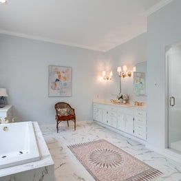 Large Bathroom with a Little Serene Color