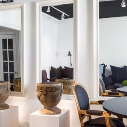 Lake Shore Drive Residence No. 2 Living/Dining Area Revisited with IKEA Mirrors.