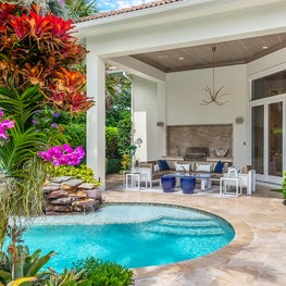 Palm Beach Tropical Paradise Patio