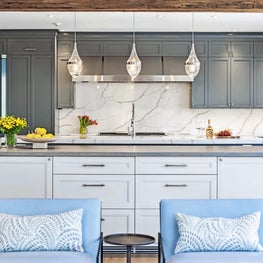 Modern Weston Farmhouse-Living Room/Kitchen