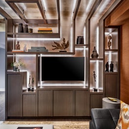 Toronto Penthouse Media Room    