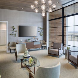 Trinity Forest Golf Club Women's Locker Room Lounge with View