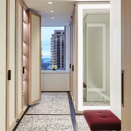 Upper West Side Duplex Closet hallway