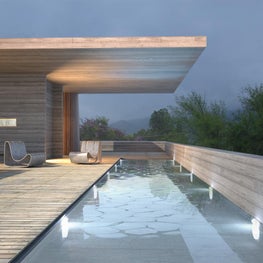 Foothill House Monterrey, Rendering of Exterior