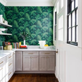 Butlers Pantry with Cole and Son Wallpaper